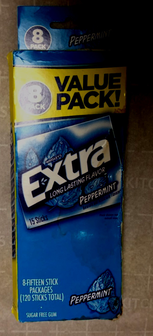 Wrigley’s Extra Peppermint 8-15 Stick Packs (120) BB 09/20/26+
