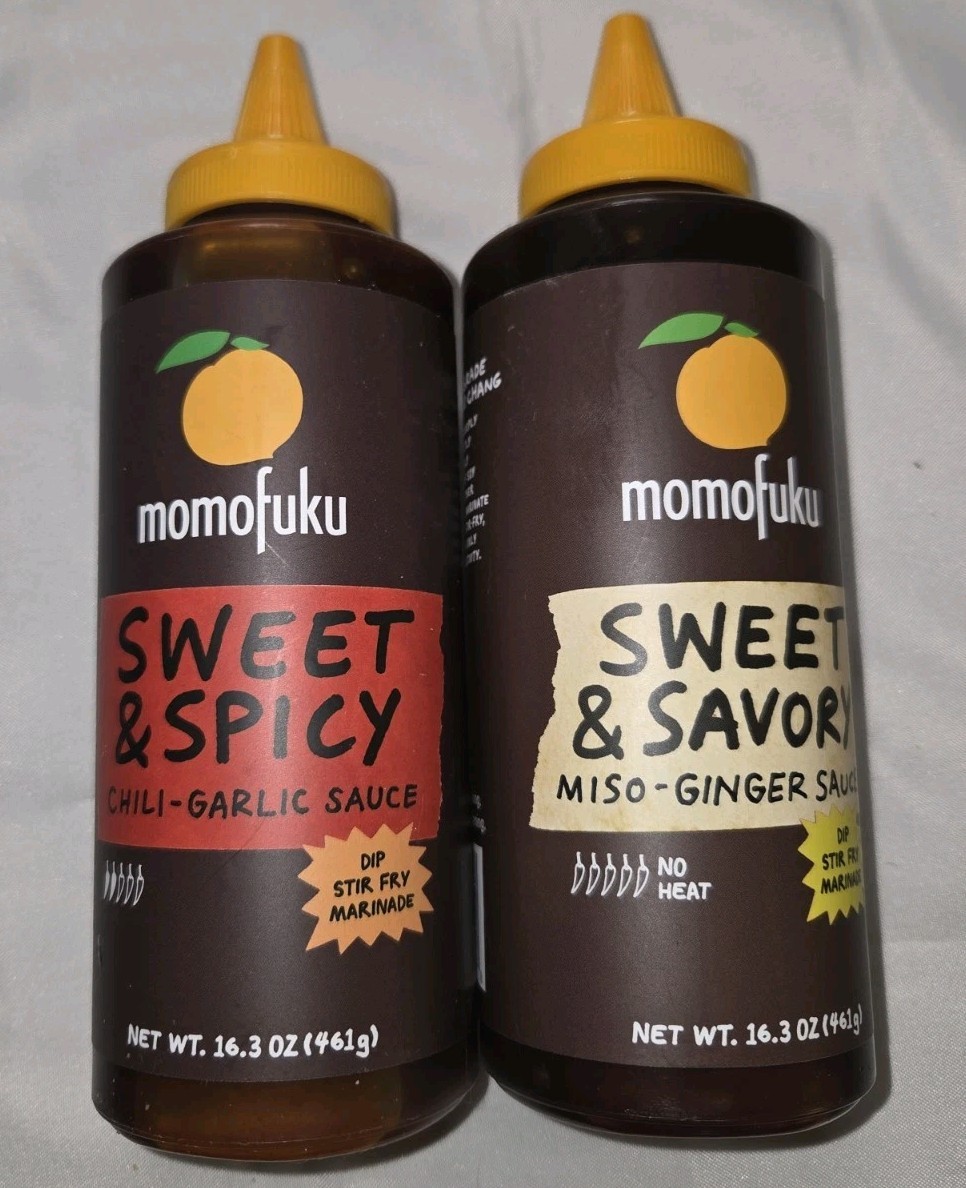 Momofuku Korean Barbecue Sauce Duo, Sweet Spicy Gochujang and Sweet Savory …