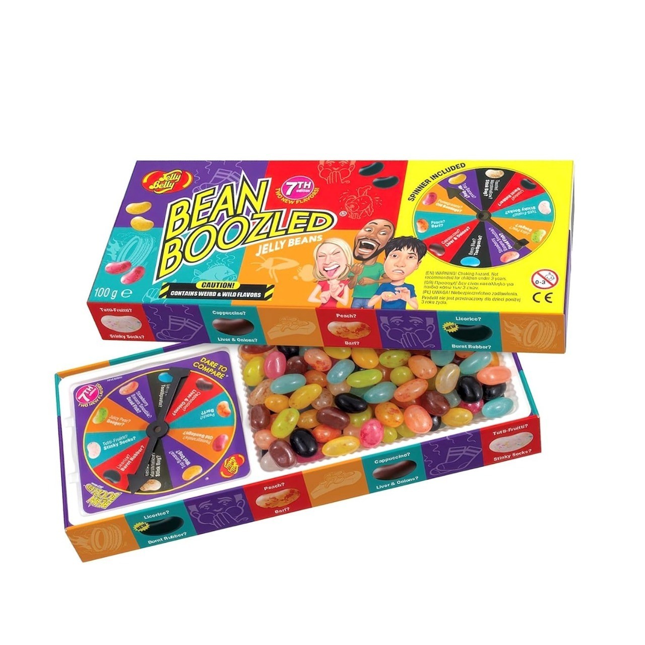Jelly Belly BeanBoozled Original + Fiery Five 3.5oz Jellybeans Party Challenge