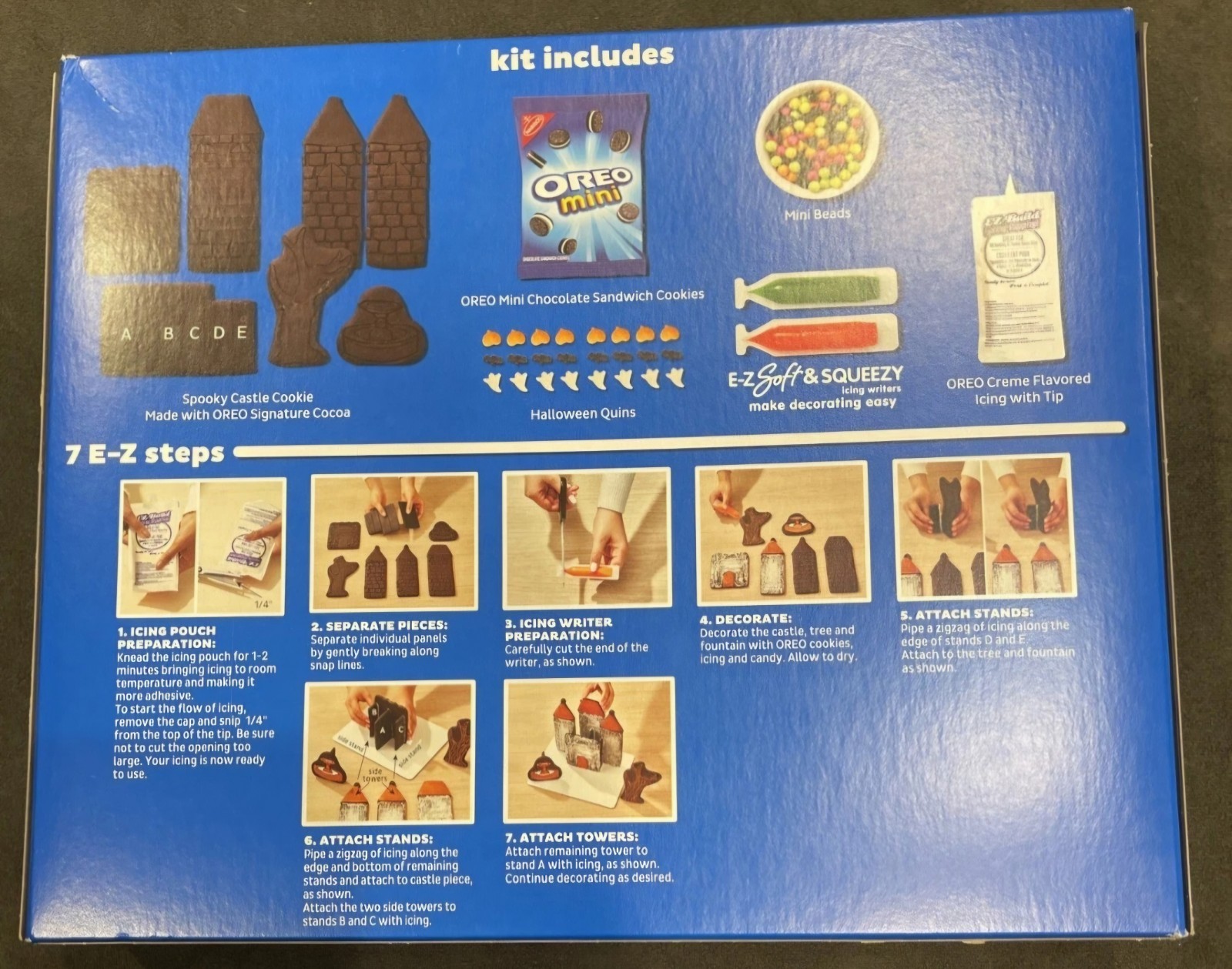 Create-A-Treat OREO Halloween Spooky Castle Cookie Kit, Chocolate, Baked, Shelf