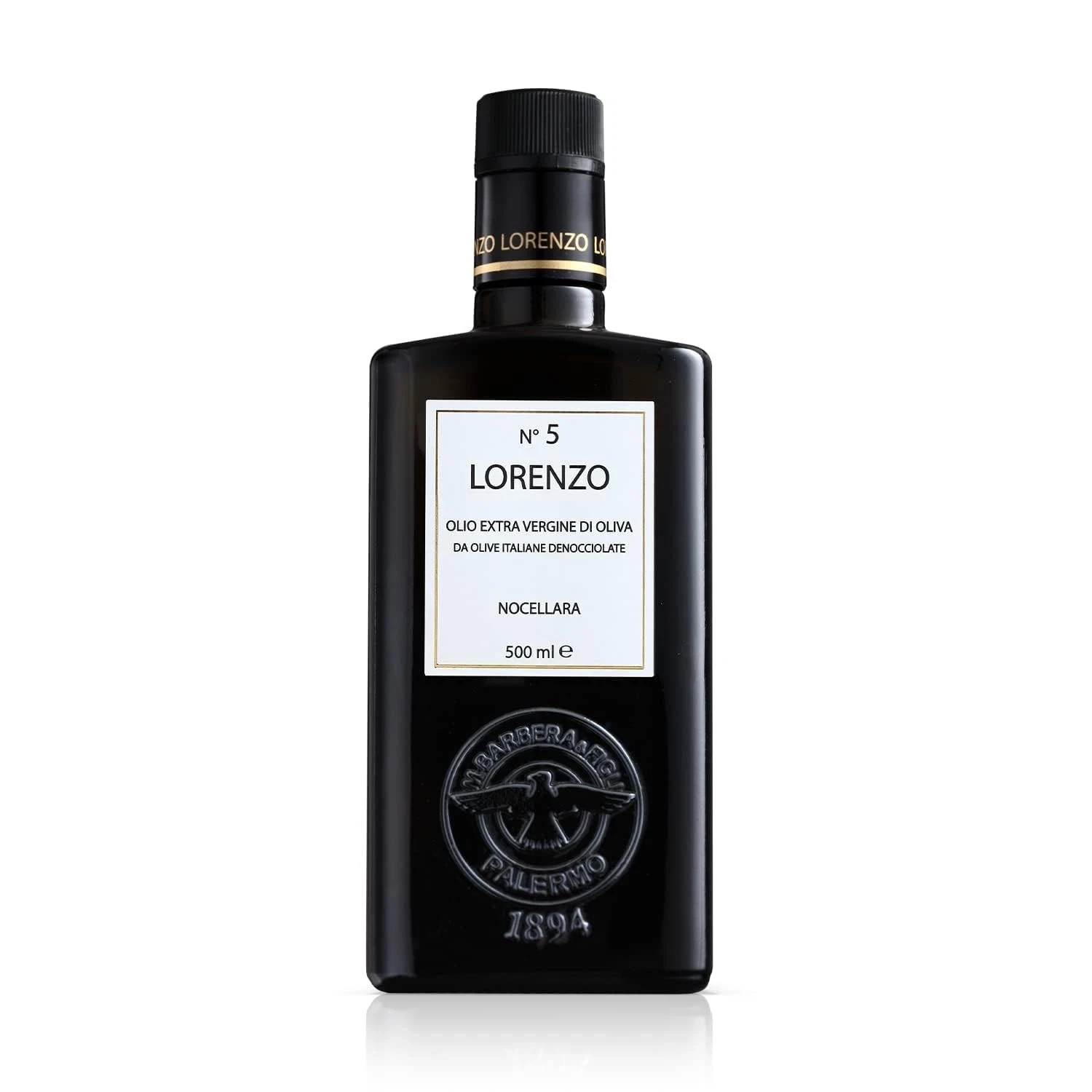 Barbera Lorenzo No. 5 Extra Virgin Olive Oil, 16.9 oz | Cold Extracted Sicil…