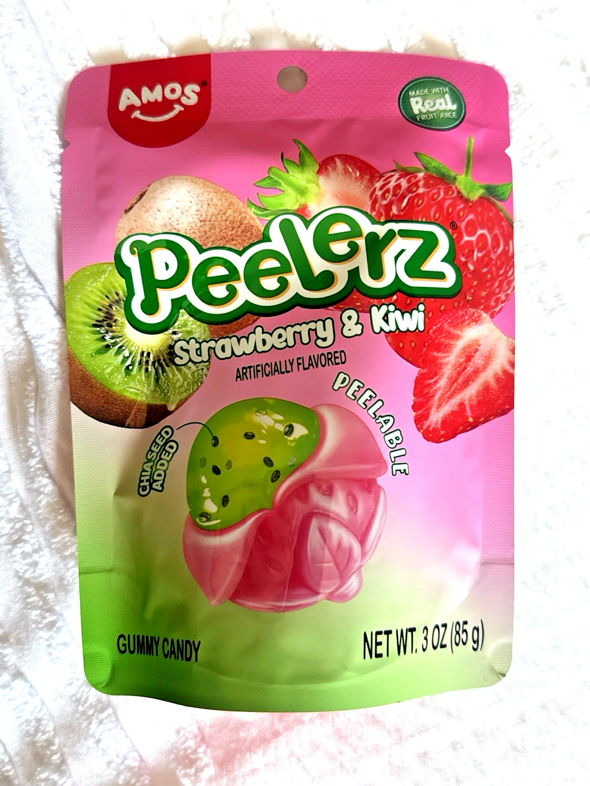 Amos Peelerz Gummy – NEW Strawberry Kiwi