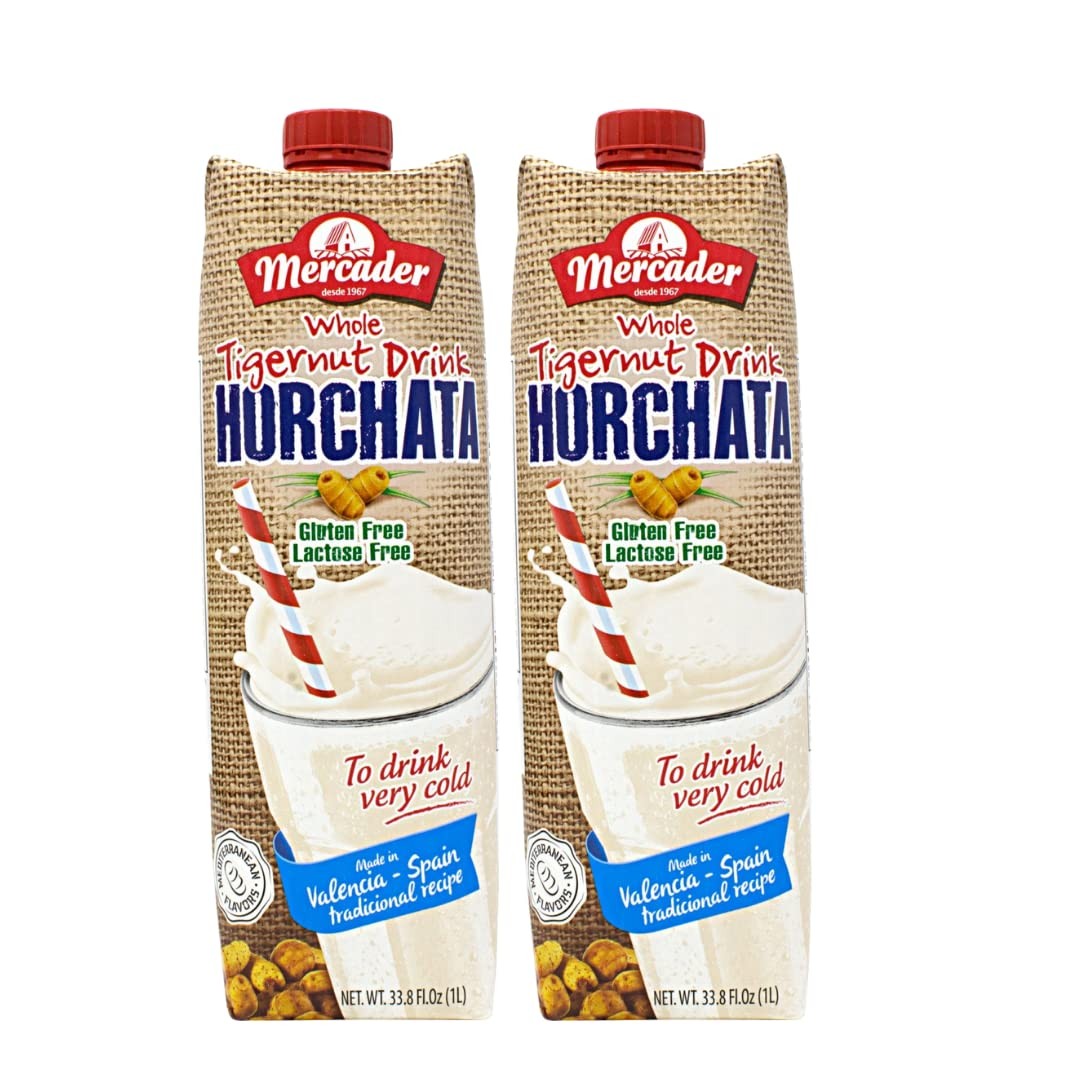 Mercader Horchata Whole Tigernut Drink (2 Pack) 33.8 oz Each