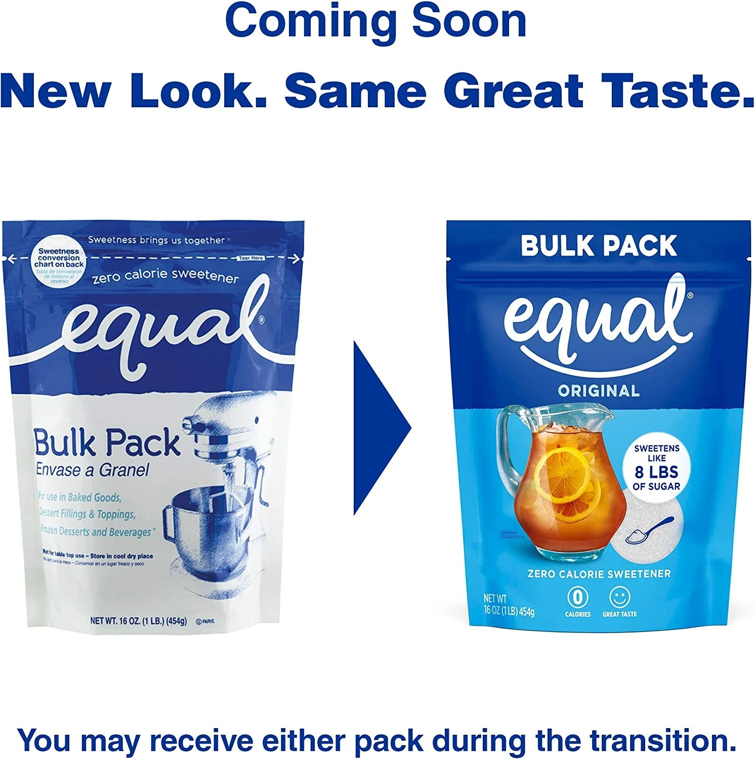 EQUAL 0 Calorie Sweetener, Granulated Sweetener, Sugar Substitute, Zero Calorie