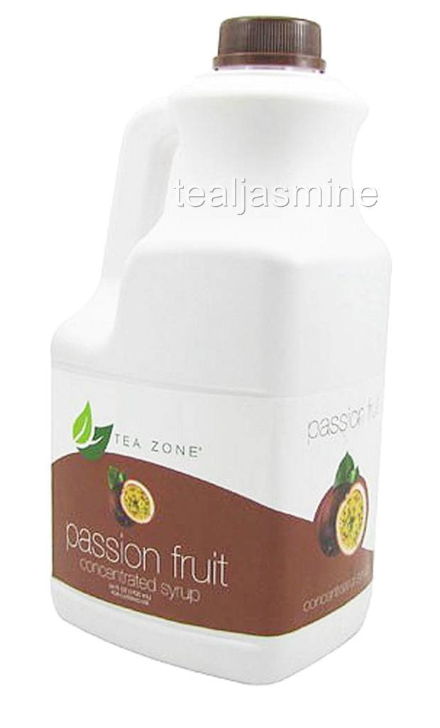 Tea Zone Premium Fruit Syrup for BubbleTea Boba 64 Fl. Oz. Assorted Flavors