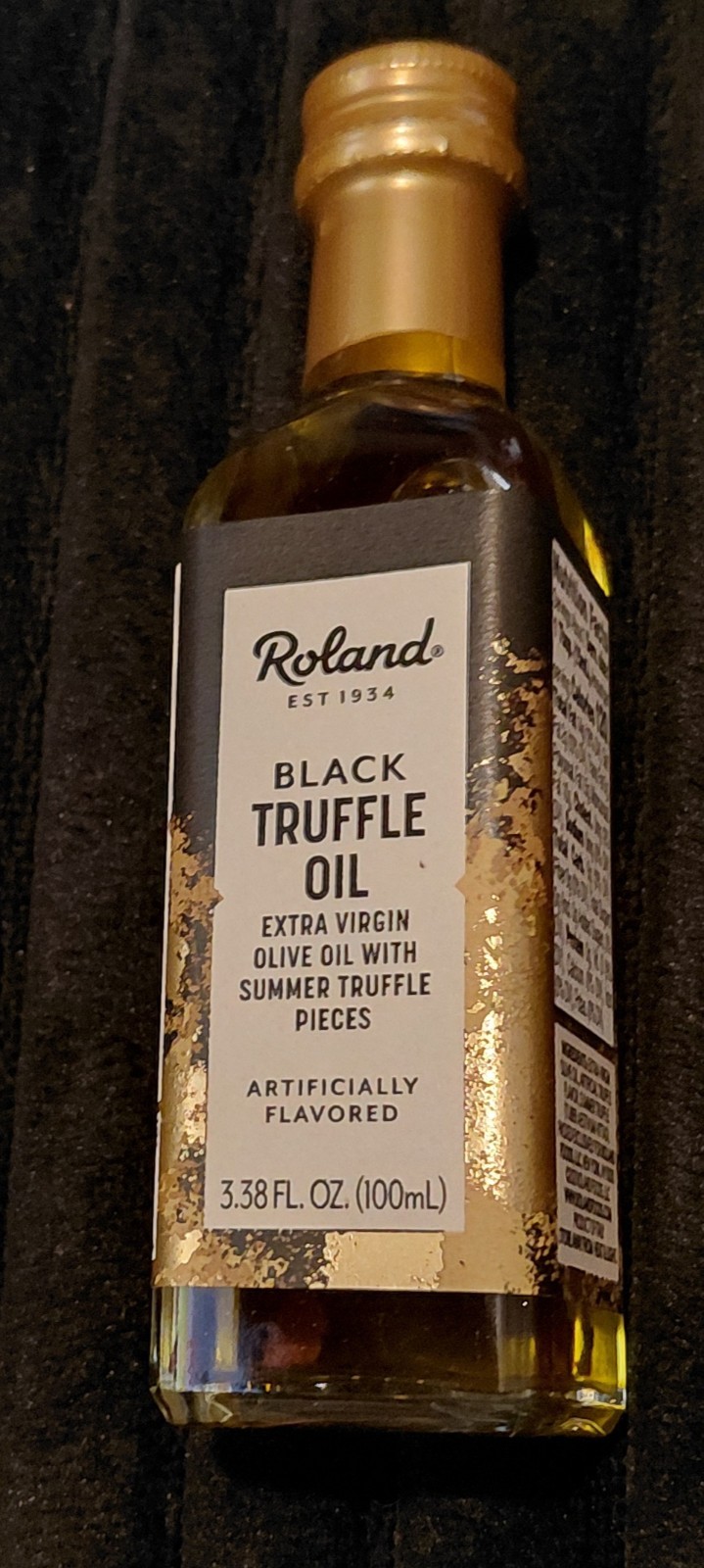 Roland Black Truffle Oil, from Italy, 3.3 Ounce Extra Virgin Olive Oil 12/26