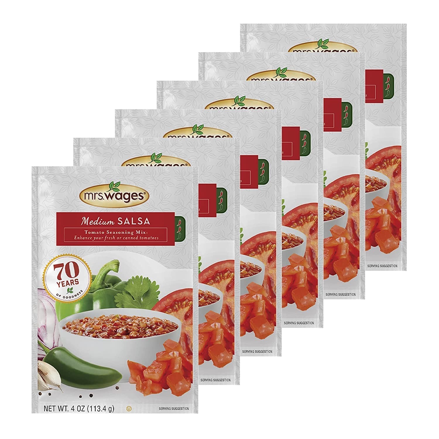 Medium Salsa Canning Mix, Easy-To-Use, Simple Homemade Salsa, Flavorful Spice…