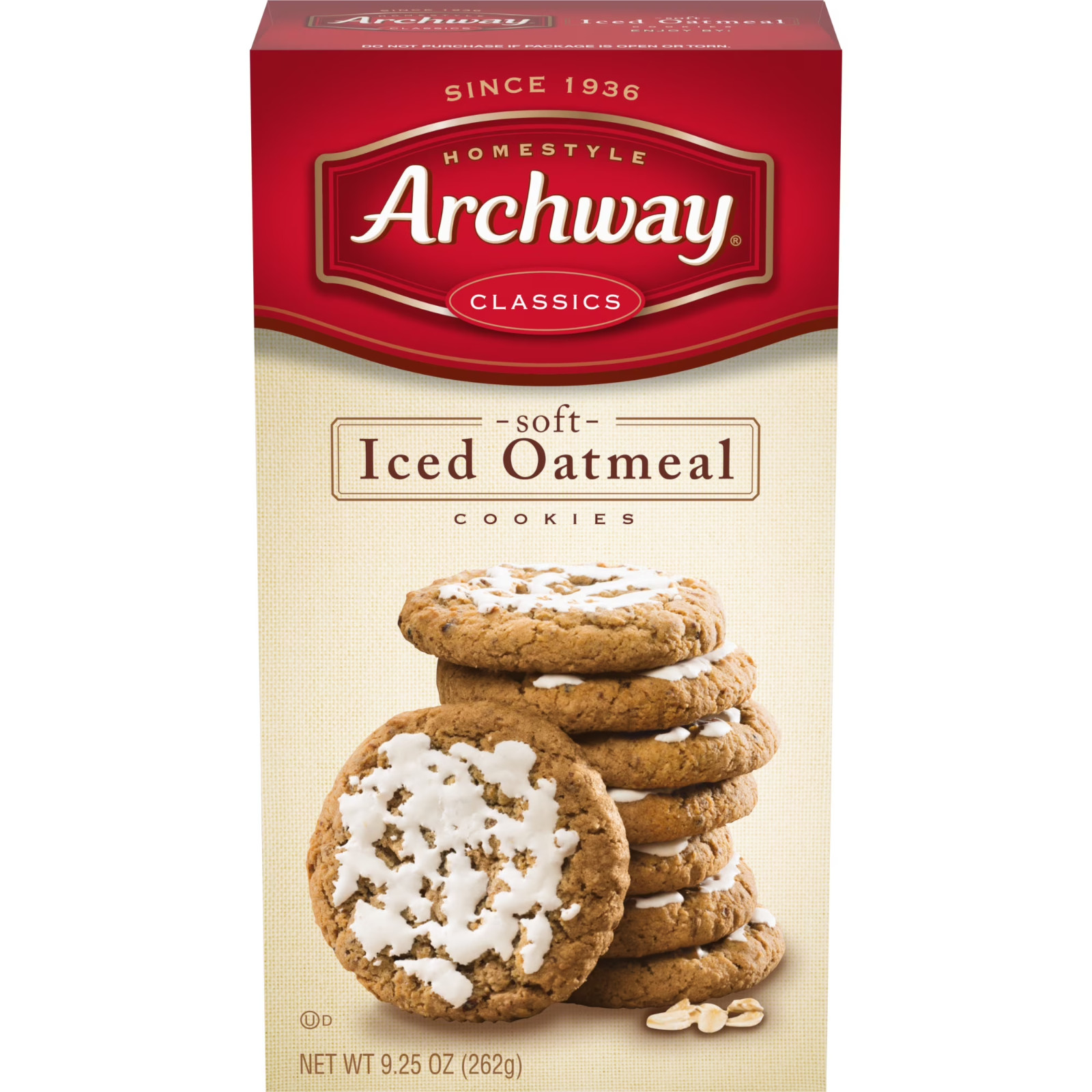 Archway Homestyle Soft Oatmeal Cookies 9.25 oz NEW Free Shipping