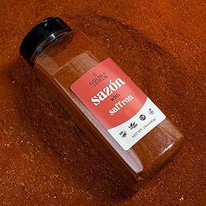 Golden Tower Sazon with Saffron – Sazón Seasoning, All Natural ingredients,