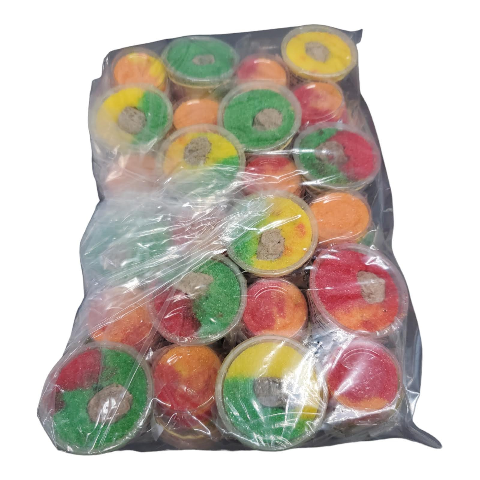 Vasito agridulce c/Saladito (Cup with sour powder w/Plum ) 24-cups on bag