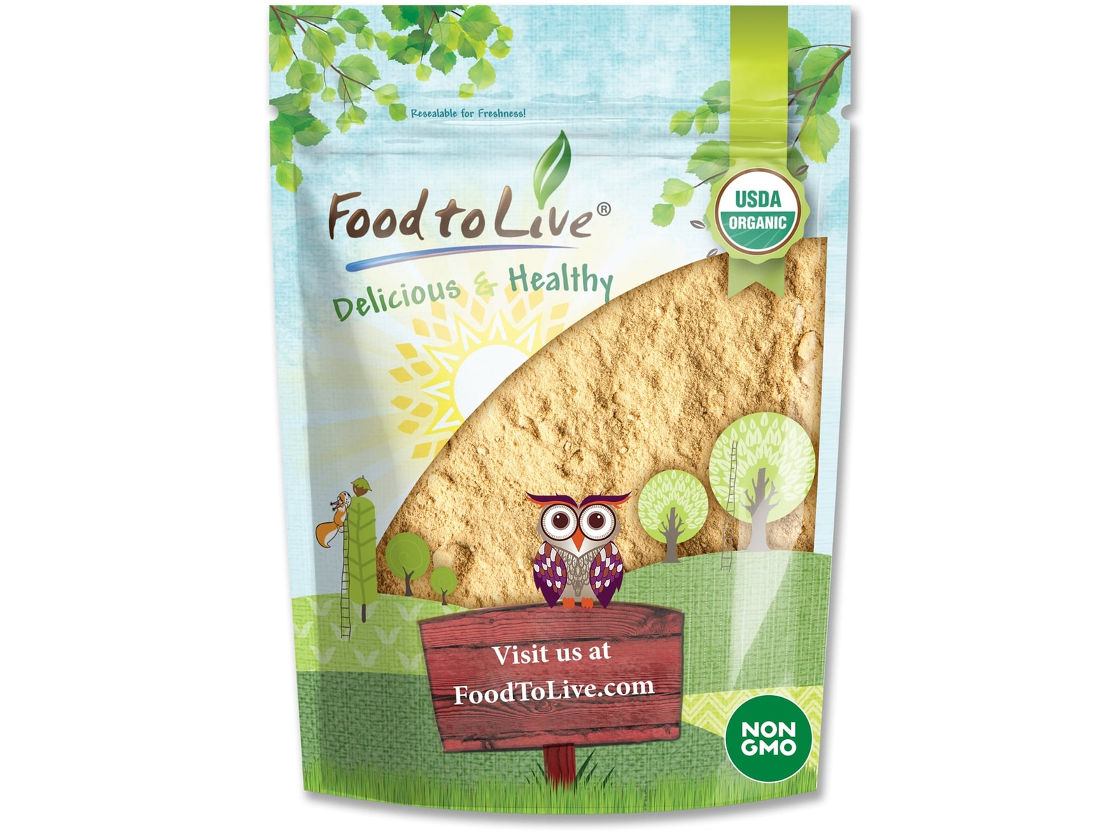 Organic Gelatinized Maca Powder – Non-GMO, Kosher, Raw, Vegan – by Food To Live
