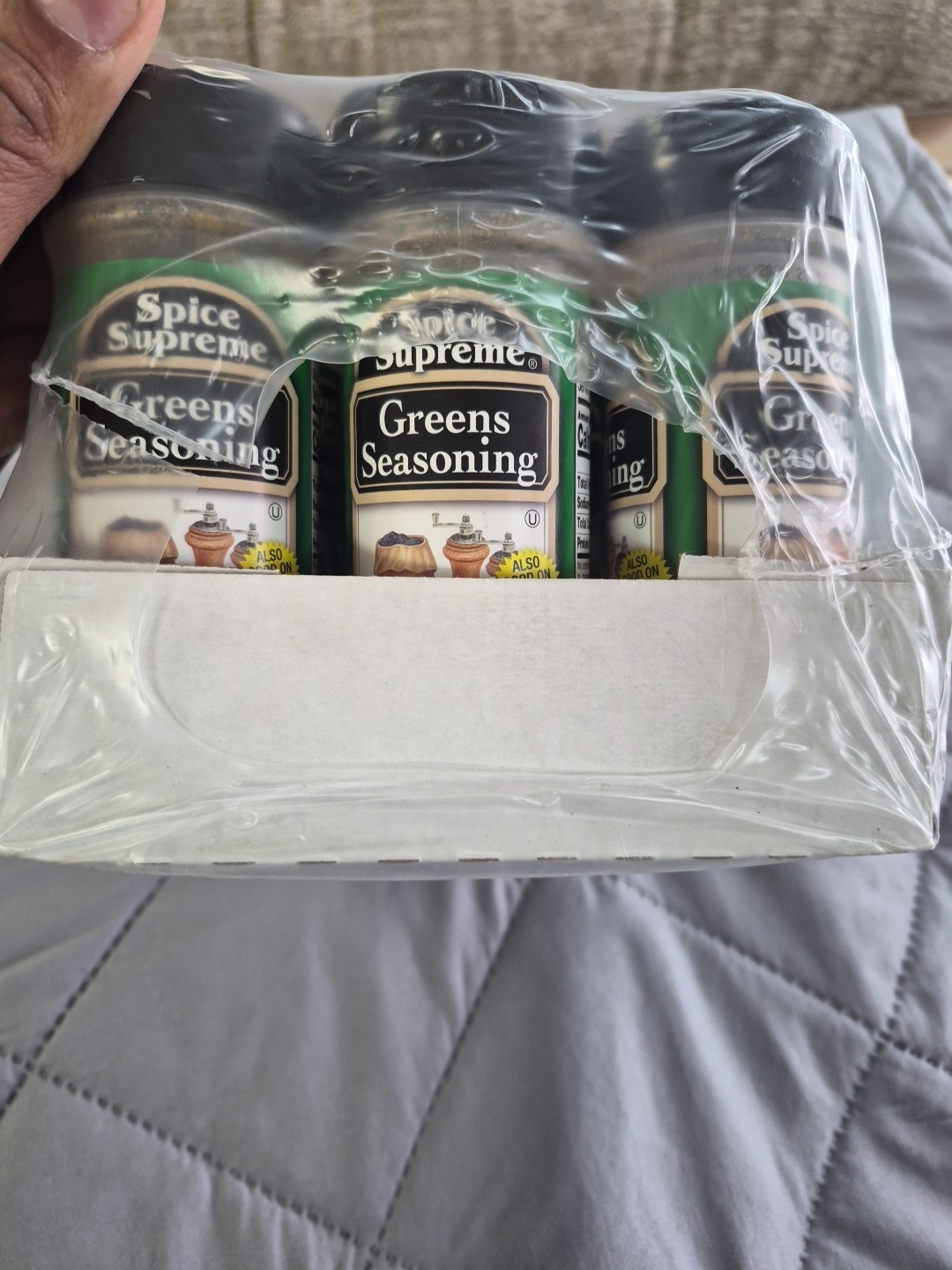 Spice Supreme Greens Seasoning 3.5Oz Shaker Pack Of 12 Spice Mix For Cooking