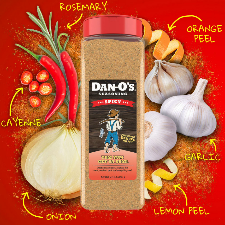 2-Pack Dan-O’s Spicy Seasoning 20 oz.