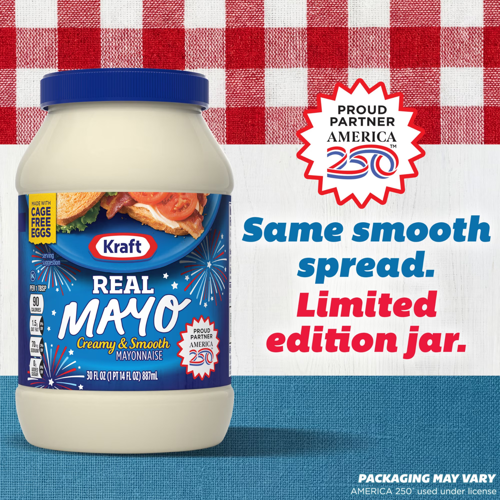Kraft Real Mayo Creamy & Smooth Mayonnaise, for a Keto and Low Carb 30 oz