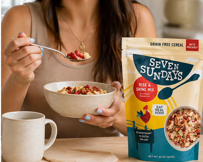 2PACK Seven Sundays Keto Rise and Shine Granola Cereal, 20 oz.