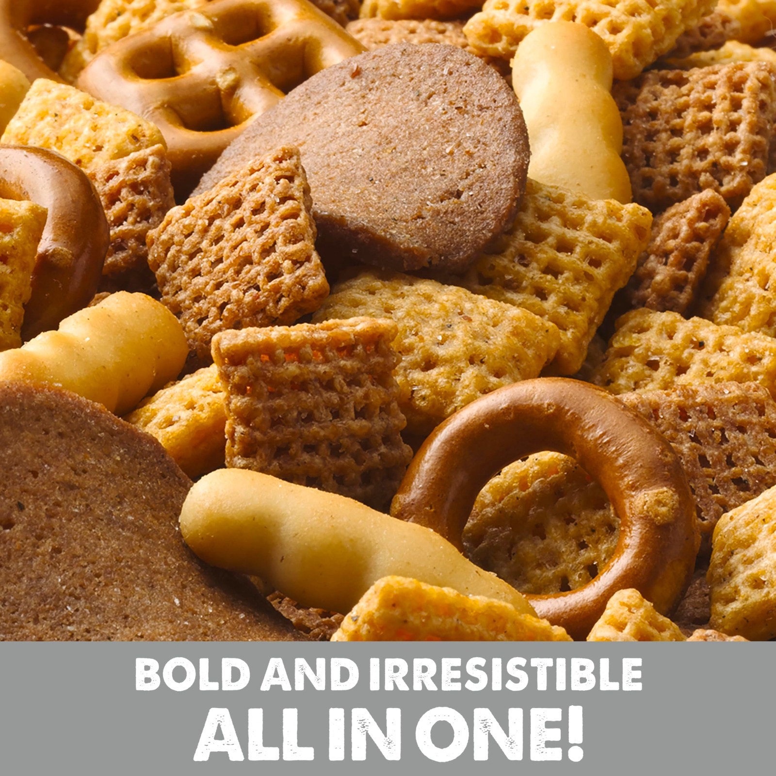 Bold Party Snack Mix, Chex Mix Variety Pack, 1.75 Oz, 60 Count – Perfect for Par
