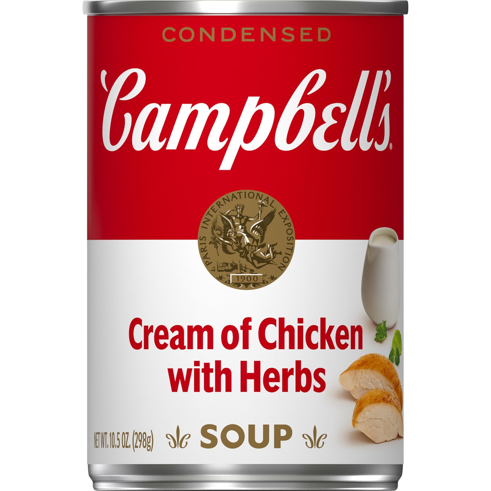 Campbell’s Condensed Cream of Chicken Soup With Herbs, 10.5 Ounce (Pack 1)