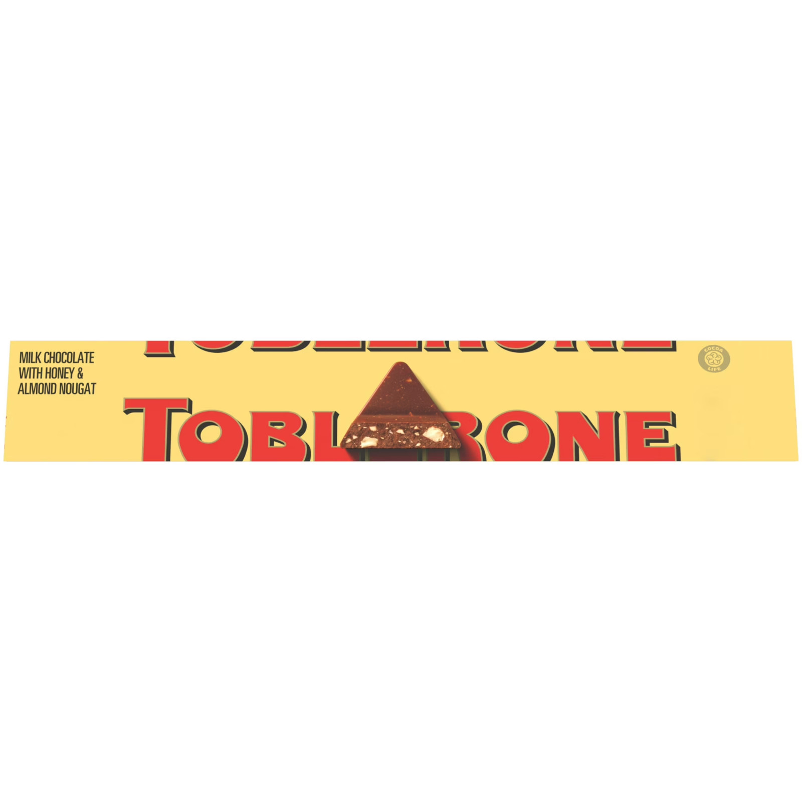 (2 pack) TOBLERONE Milk Chocolate Bar with Honey and Almond Nougat, 3.52 oz