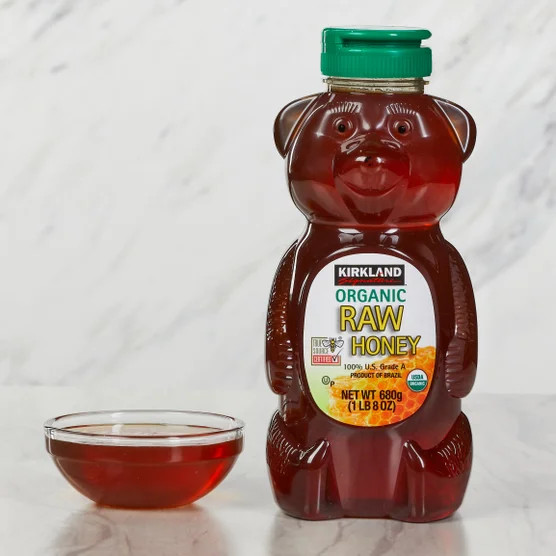 2-Pack Kirkland Signature Organic Raw Honey, 24 oz, 3-count
