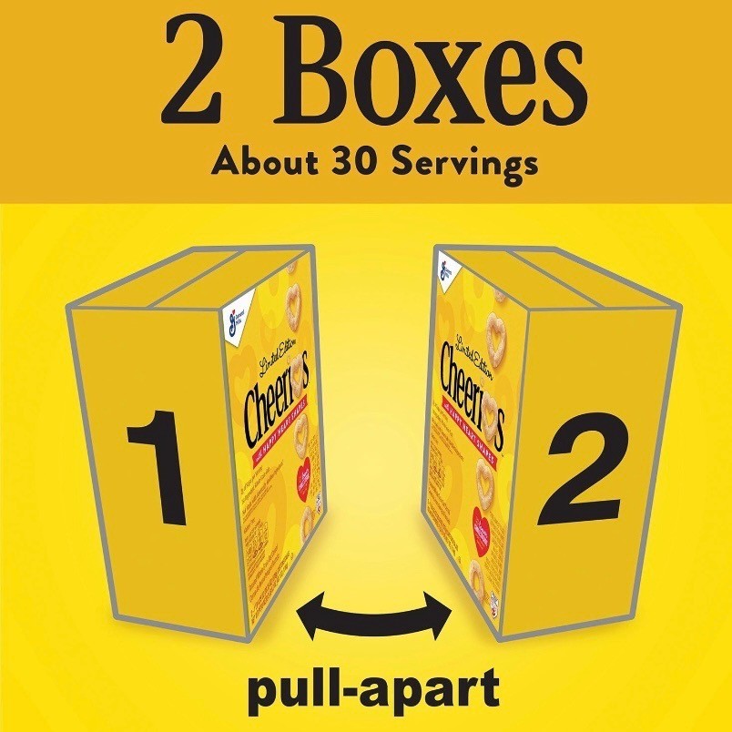 Cheerios Cereal, 40.7 oz (2 Pack) – Heart Healthy Breakfast Cereal