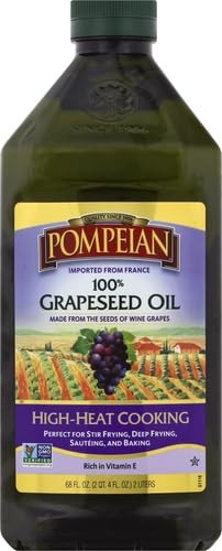 Pompeian 100% Grapeseed Oil Light and Subtle Flavor 68 Fl Oz