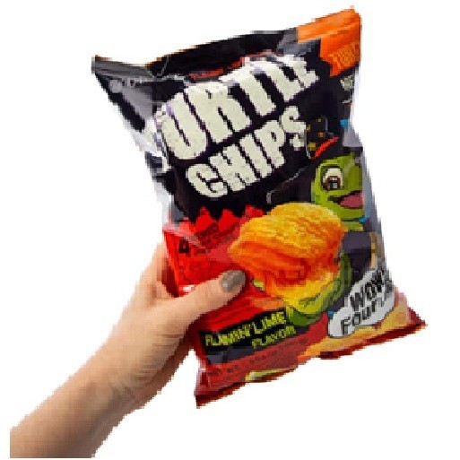 Orion Turtle Chips Flamin’ Lime Flavor Tasty Crispy Corn Snacks 5.65 Oz SEP 2026