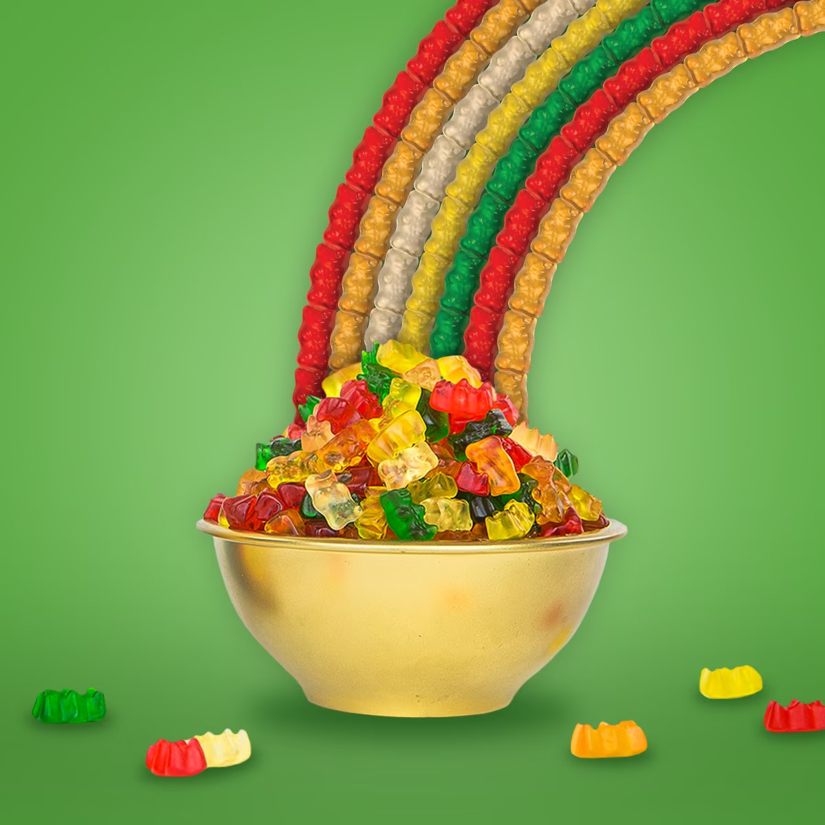Haribo Goldbears Original Gummy Bears Bag, 3 Lb (Pack Of 2)