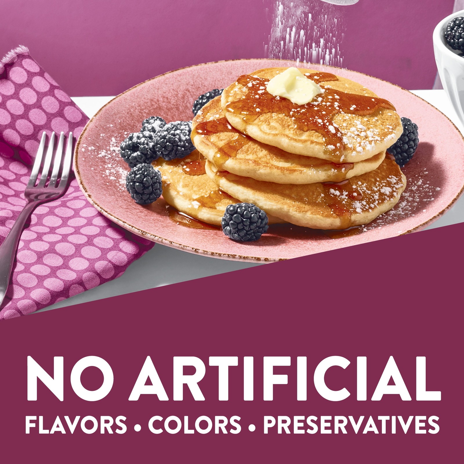 Light Fluffy Sweet Cream Pancake & Waffle Mix – 26oz (4 Pack)
