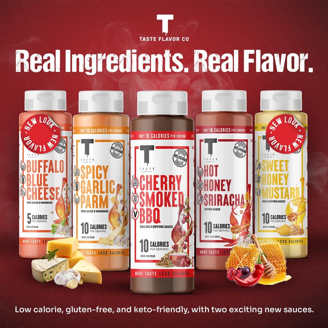 Taste Flavor Co. Grilling, Dipping Sauce and Marinade, Great Tasting, LowCalo…
