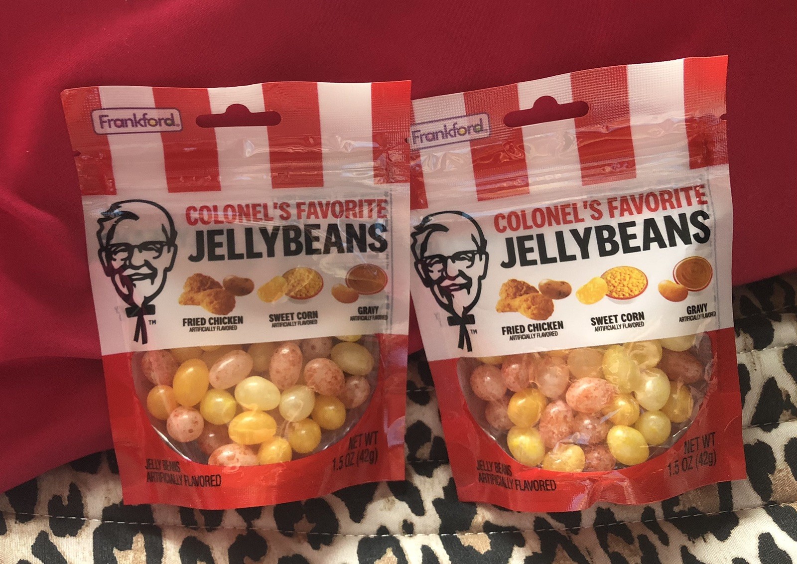 KFC Colonel’s Favorite JellyBeans FrankFord Candy – 1.5 oz (x2) – novelty gift