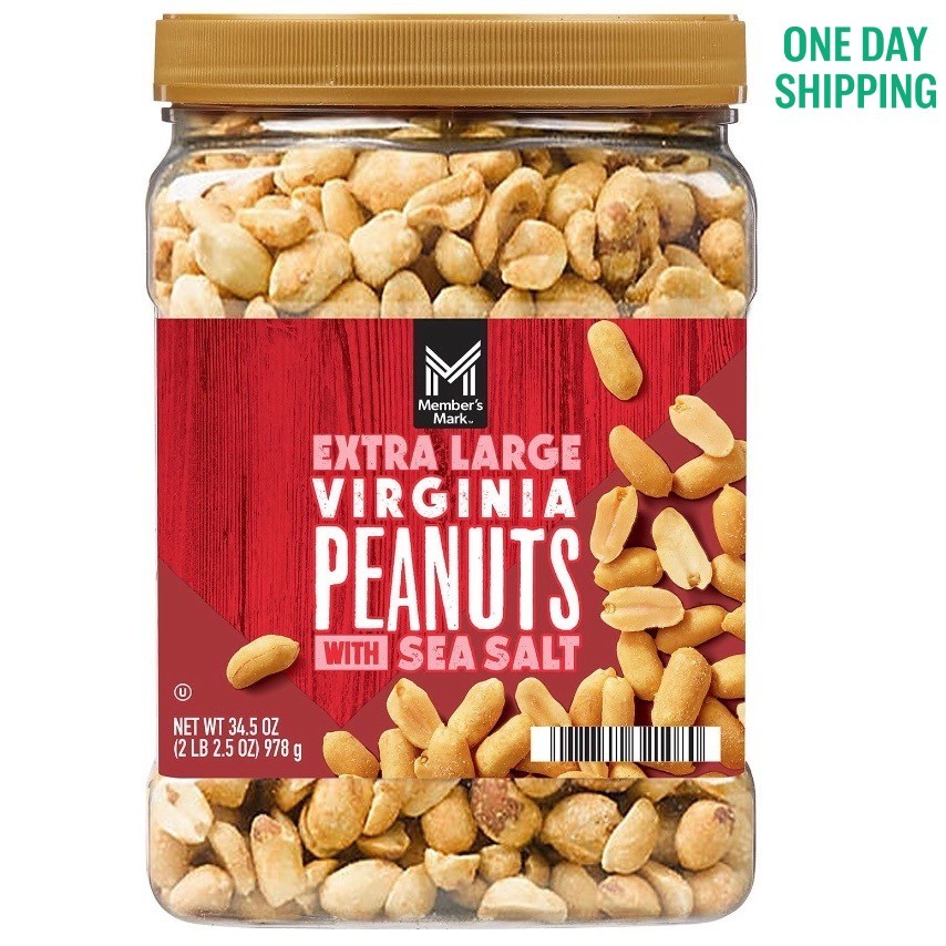 Member’s Mark Virginia Peanuts Extra Large 34.5 oz Fresh Crunchy Snack