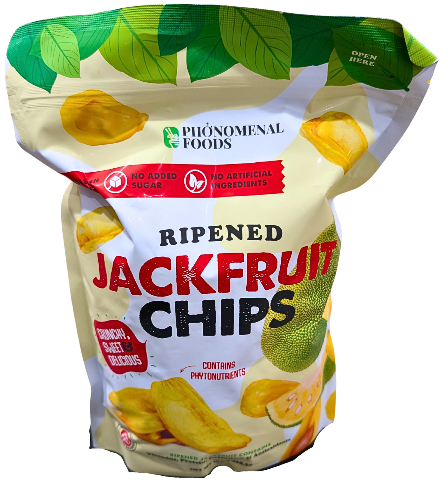 Phonomenal Ripened Jackfruit Chips Healthy Fruit Snack 13 Oz EXP 04/2027