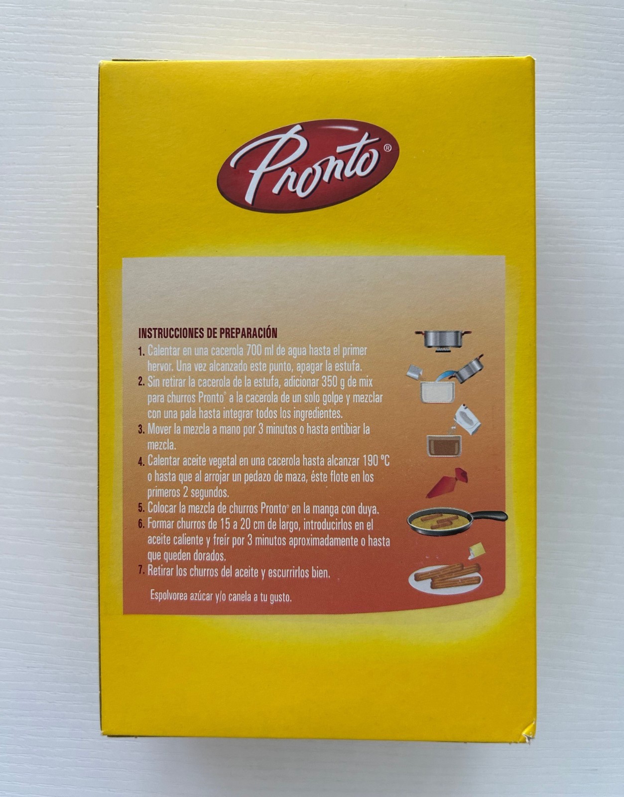 Pronto Churros, Prepared Flour for Making Churros, Include piping bag