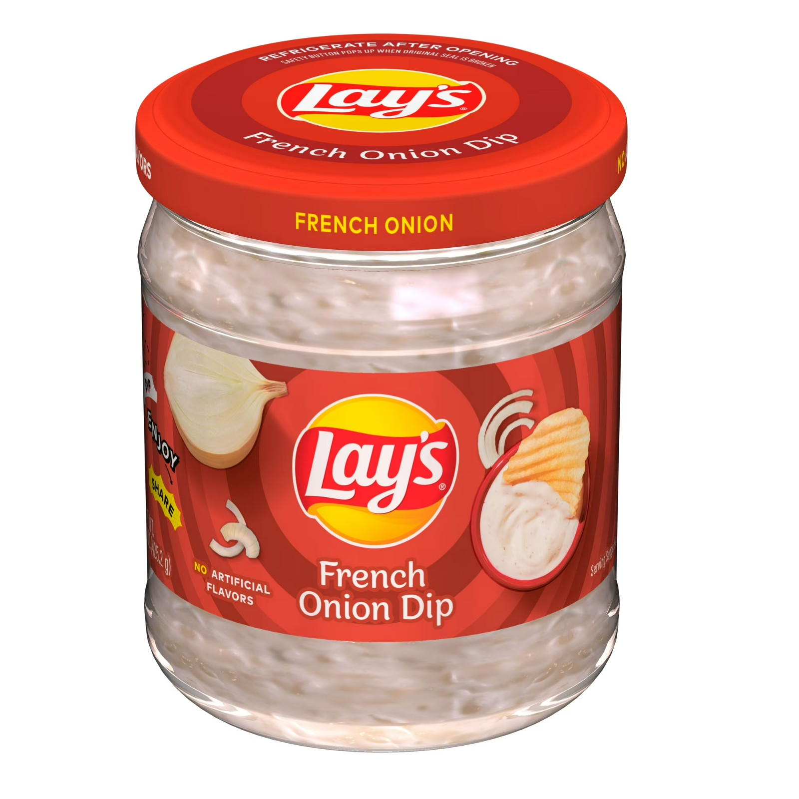 Lay’s Dip French Onion, 15 oz Jar