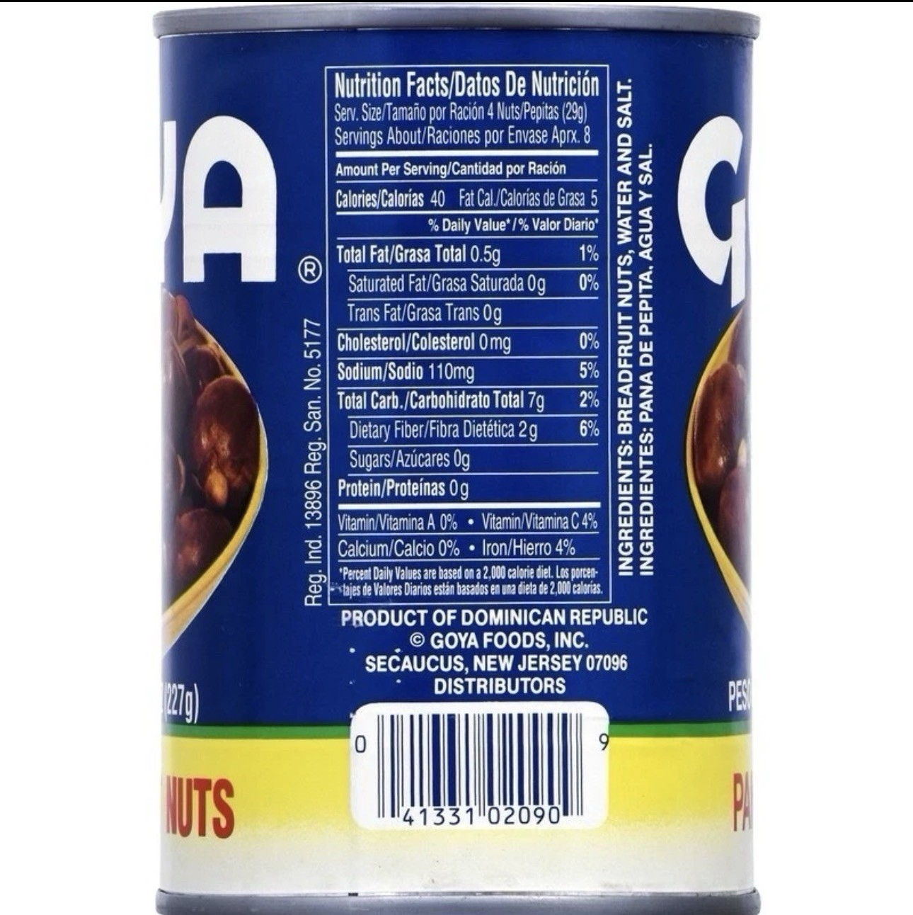 Breadfruit Nuts Labapen (pack of 2)