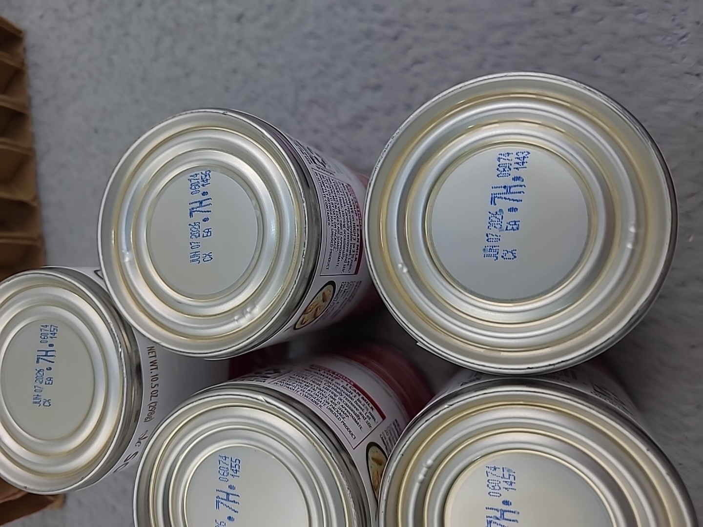 5x Condensed Cream of Asparagus Soup 10.5 oz Exp June 26