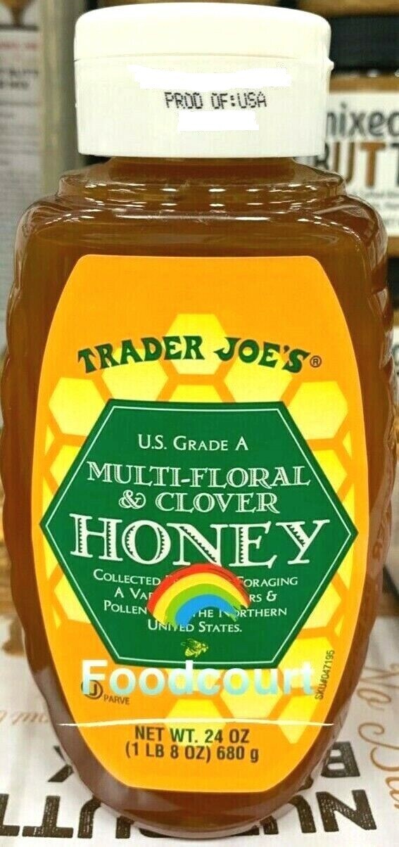 2 Packs Trader Joe’s Multi-Floral & Clover Honey U.S. Grade A 24 oz Each Pack