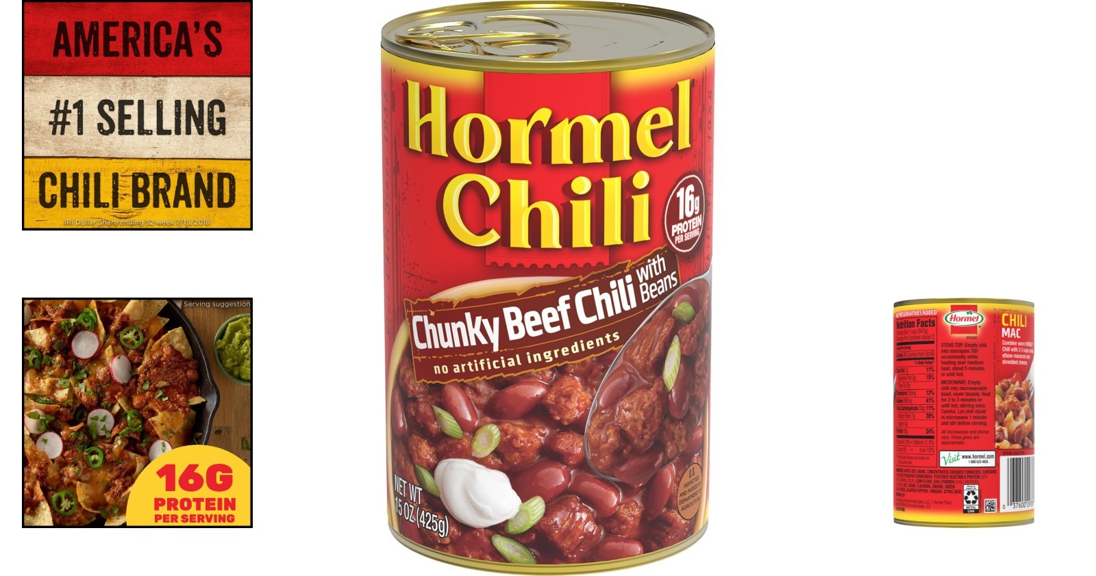 Flavorful 15oz Beef Chili with Beans – Packed with Protein and Easy to Prepare