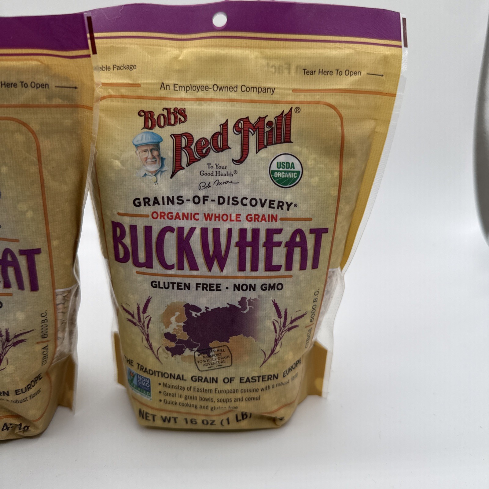 3 PACK – Bob’s Red Mill Organic Gluten Free Buckwheat Groats, 16 Ounce 2/2027