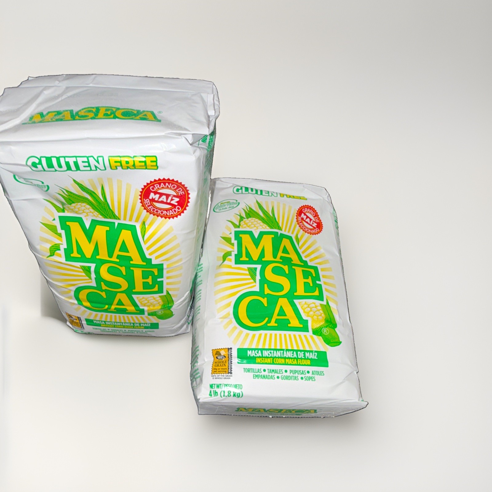 Maseca Instant Corn Masa Flour Gluten Free Corn 4 lb (1.8 kg) pack 2