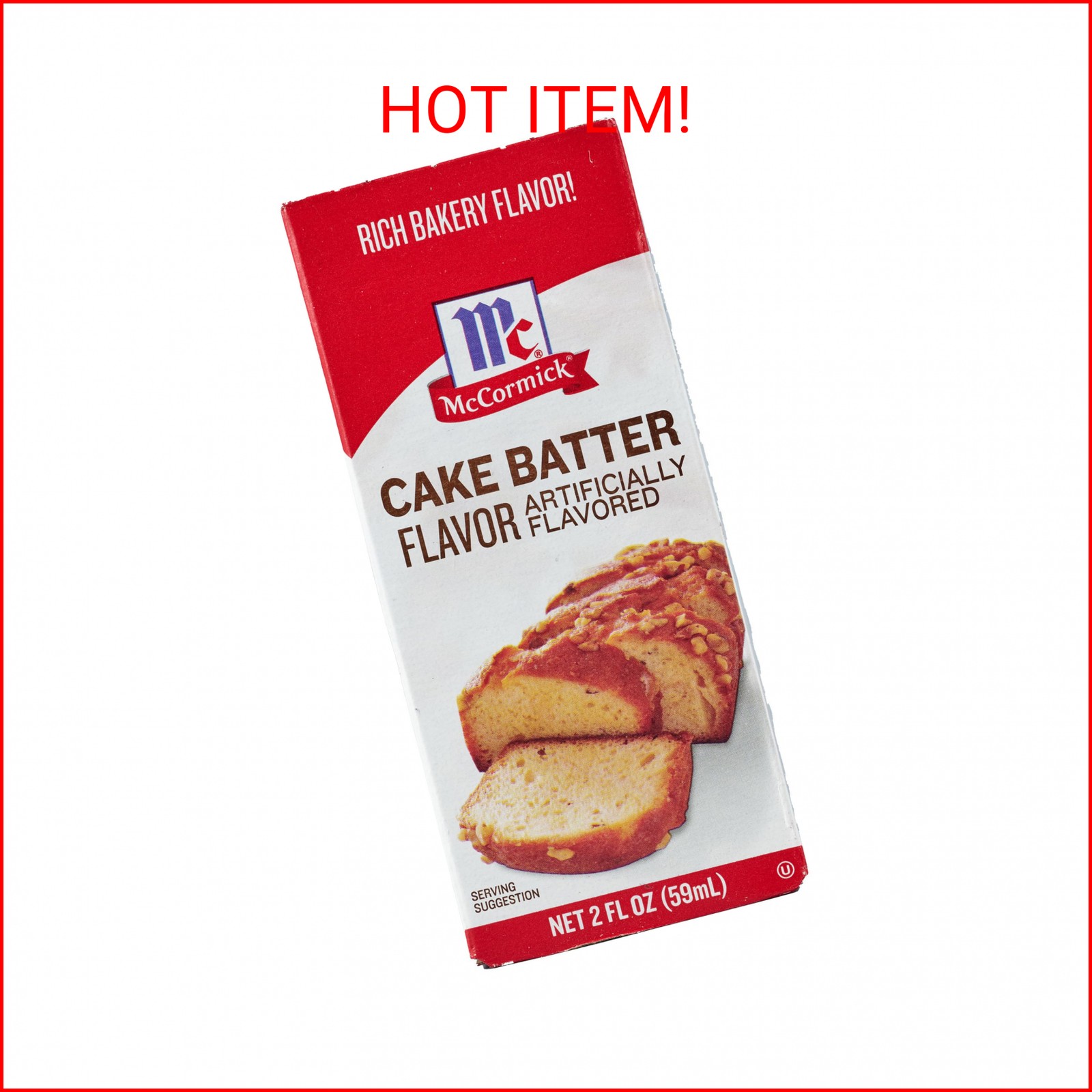 McCormick Cake Batter Flavor, 2 fl oz