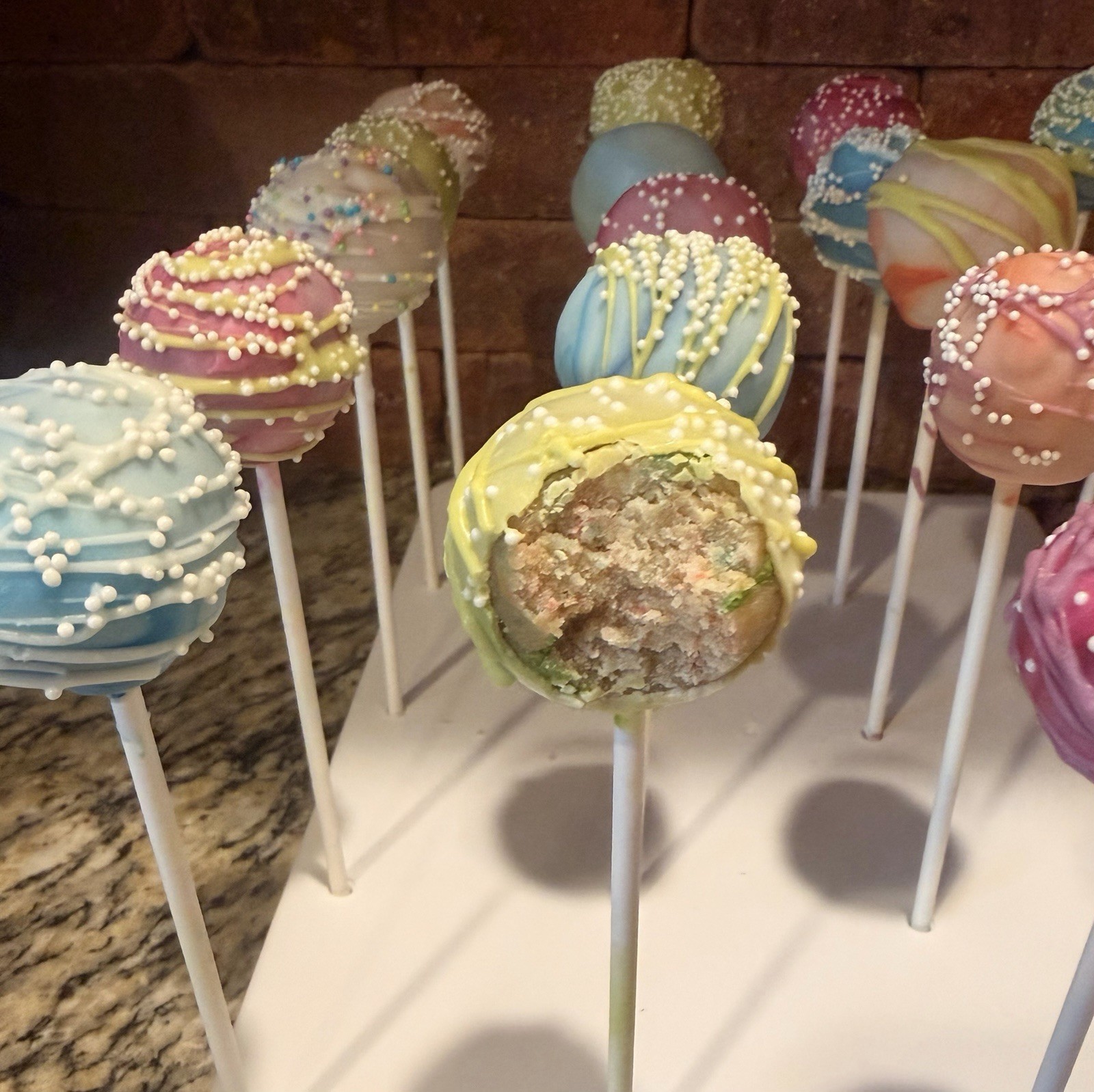 Birthday Cake Pops Party Favors Baby Shower All Occasion One Dozen Handmade