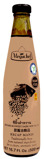 MegaChef Premium Sweet Dark Soy Sauce 16.7 oz ~ US SELLER