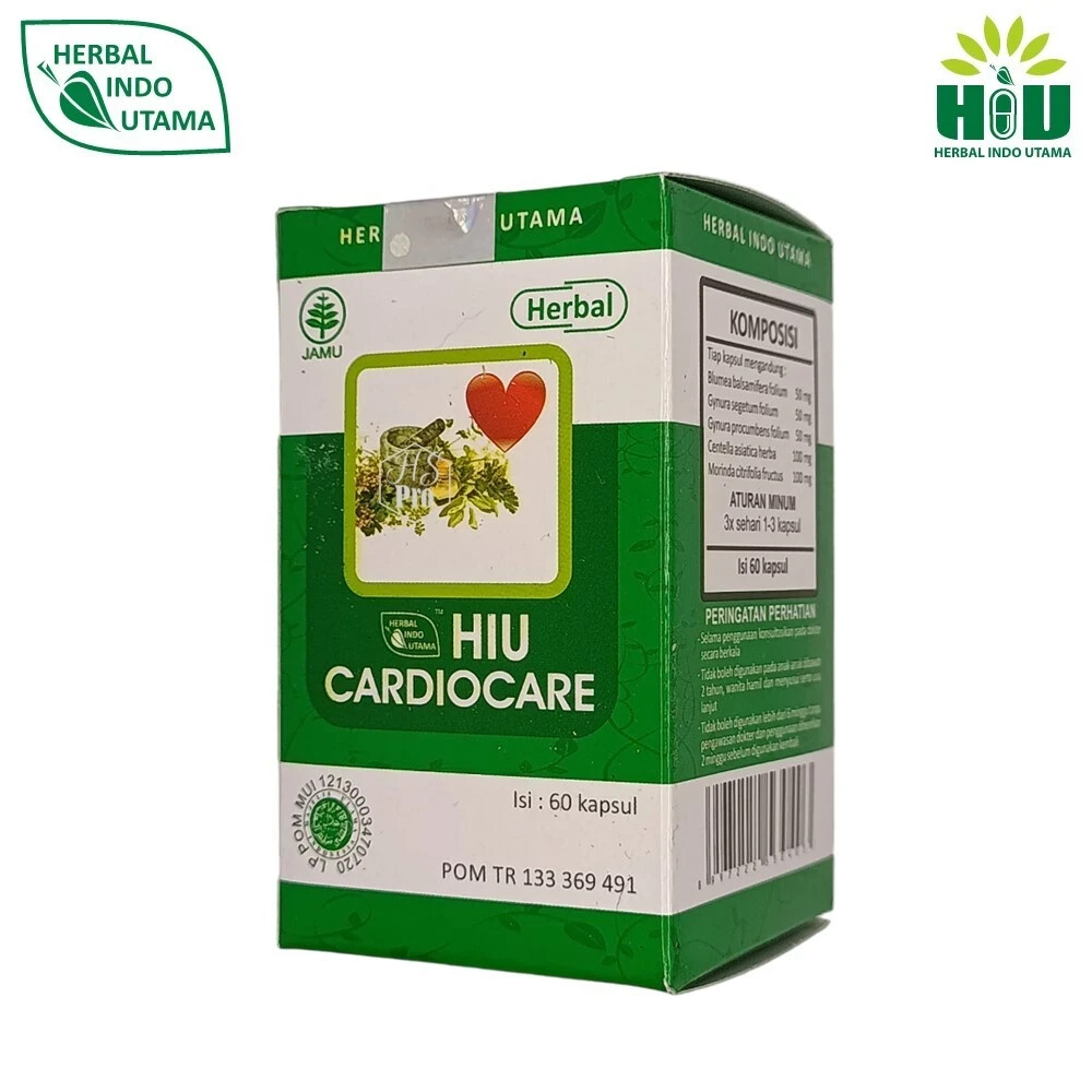 Herbal Cardiocare for Heart Wellness Circulation Health Formula Capsules 60