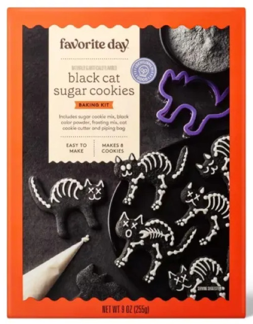 Favorite Day Black Cat Sugar Cookie Scary Fun Baking Kit 9 oz 255g