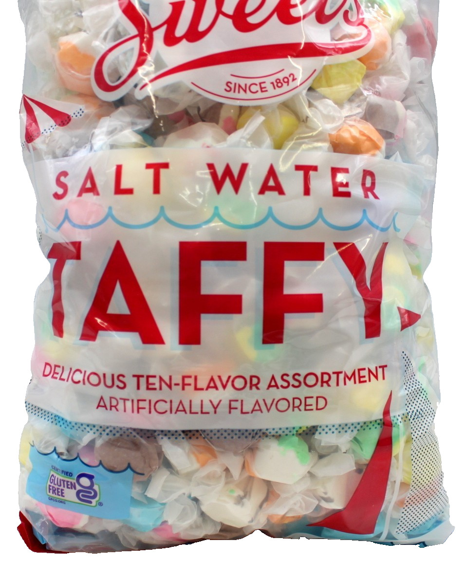 Sweets Salt Water Taffy 4 Lbs Candy Bulk Taffy Candies Chew Assorted Flavors