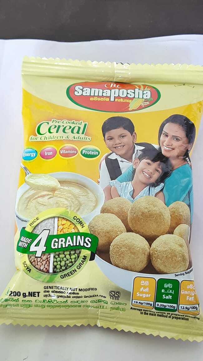 CBL Samaposha Pre;Cooked Cereal Fro Children,Adults,Energy,iron,Vitamins,Protei