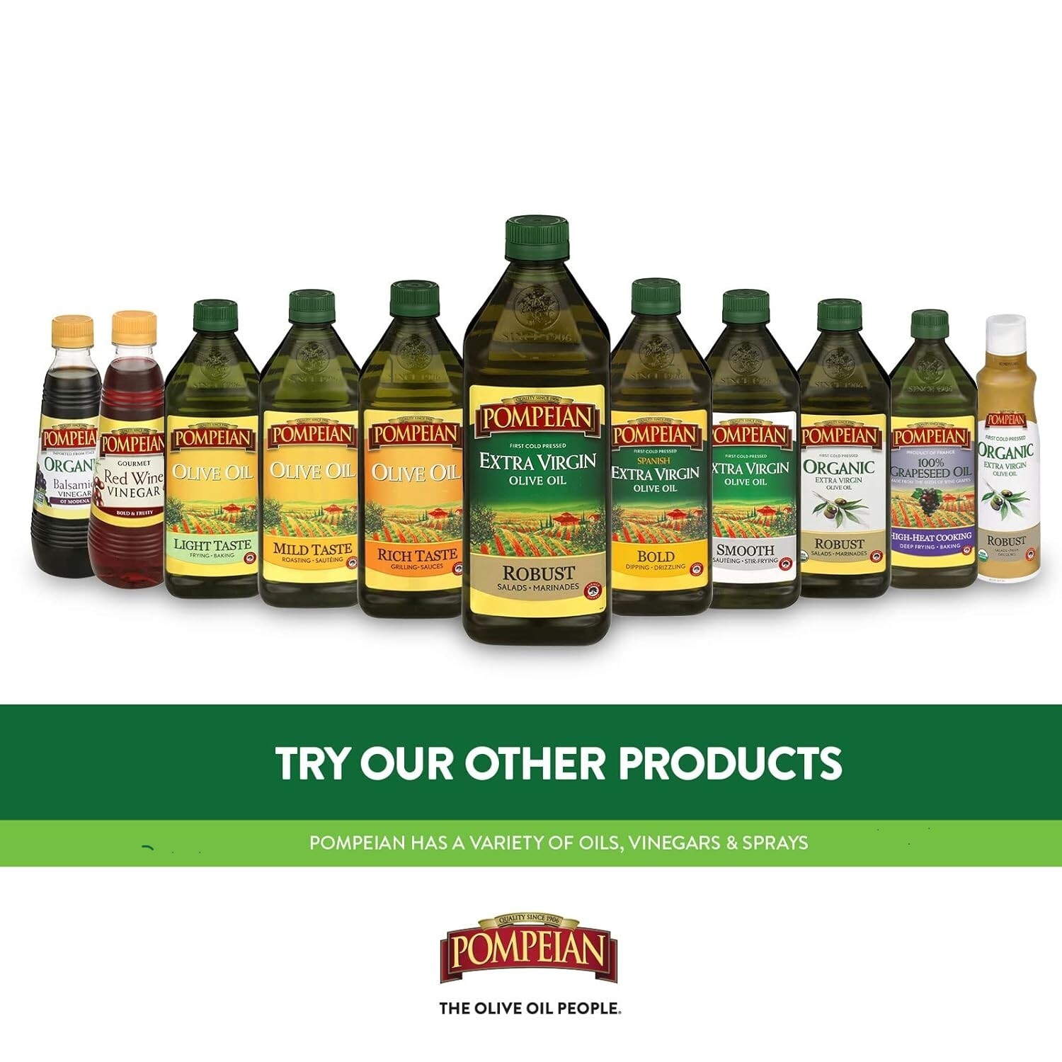 Pompeian Robust Extra Virgin Olive Oil – 101 fl oz