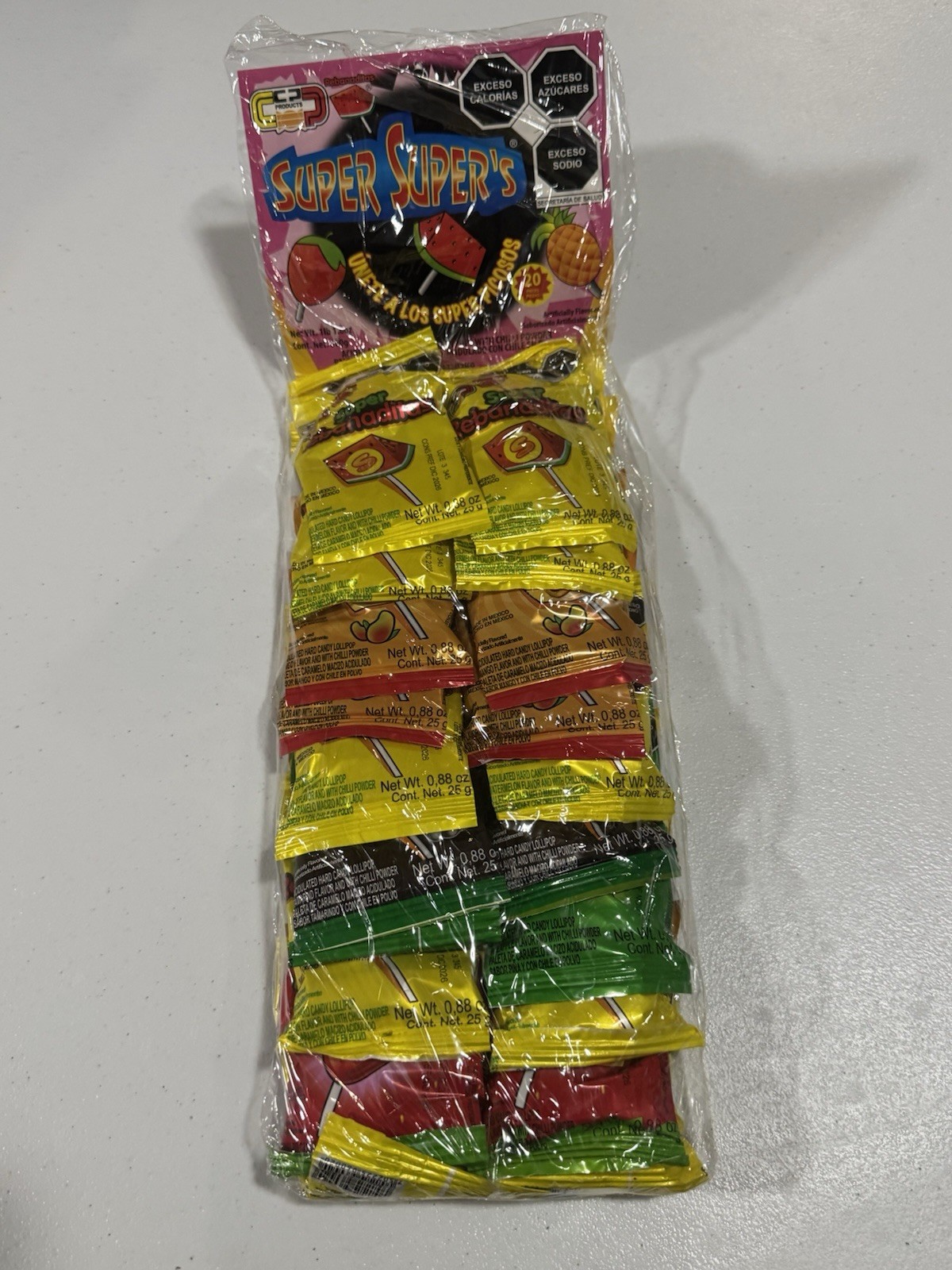 Super Super’s Super Rebanaditas Candy Bag, 20 Pack, 25 g Each