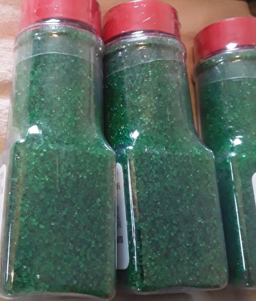 Betty Crocker Decorating Sprinkle Lot Green Sugar 2.25oz Gluten Free Made in USA